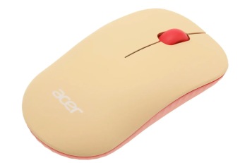 Комплект беспроводной (клавиатура+мышь) Acer OCC205 Multimedia розовый/бежевый