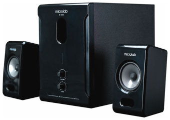 Акустическая система Microlab M-500 5.1 (5x9W+25W) дерево, black