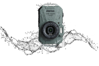 Цифровая фотокамера Pentax WG-1000 (CMOS, 16Mpx, SD) оливковый