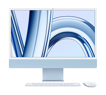 Моноблок Apple iMac 24" 2023 M3 16G  512G 10-Core Blue (синий)