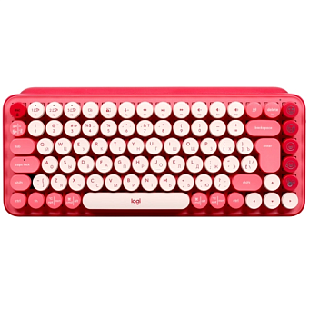 Клавиатура беспроводная Logitech Pop Keys Bluetooth Pink