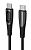 Кабель USB-C < - > USB-C, 1.5м, Deppa 100W дисплей, черный