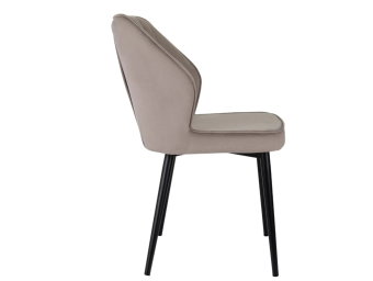 Кресло Бюрократ CH-K5_2 комплект 2шт т.бежевый Holland 61 металл черный на ножках