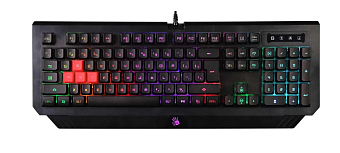 Клавиатура проводная A4Tech Bloody B120N Rainbow подсветка черный