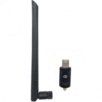 Сетевая карта USB3.0 Digma DWA-AC1300E AC1300, 1 антенна