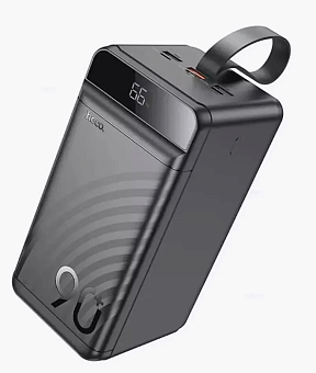 Внешний аккумулятор 90000 mAh_ Hoco J123D, 3A, с дисплеем, черный