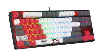 Клавиатура беспроводная A4Tech Bloody WS87 Naraka (механика, Wireless/BT/USB, RGB, свитчи: BLMS Red Plus)