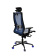 Кресло МЕТТА Samurai L2-16D (2AE.3.B.E) - Сетка(TS)+ЭкоКожа(Инфинити) Синий-Черный