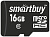 Карта памяти microSD 16Gb SmartBuy Class 10