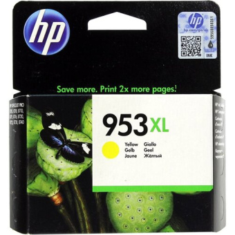 Картридж струйный HP 953XL (F6U18AE) для HP OJP 8710/8715/8720/8730/8210/8725, желтый