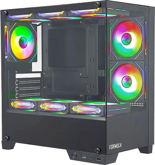 Корпус Formula Crystal Z1M mATX чёрный