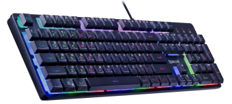 Клавиатура проводная Redragon Nagato RGB черный