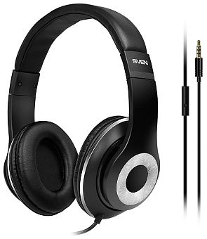 Наушники проводные SVEN AP-930M jack 3.5мм черный