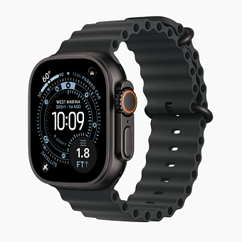 Смарт-часы Apple Watch Ultra 3 49mm Black Ocean Band Black (черный)