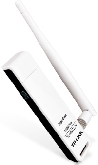 Сетевая карта USB2.0 TP-Link TL-WN722N (802.11b/g/n, до 150Mbps, 2.4GHz)