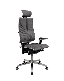 Кресло МЕТТА Y 4DF B2-12D (AE.F.14.13A) - Велюр(Гойя LE) Темно-Серый