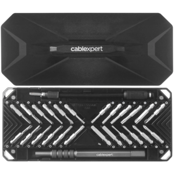 Набор инструментов Cablexpert TK-SD-11R Отвертка с набором бит (50 предметов)