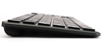 Клавиатура беспроводная Gembird KBW-8460 (радио/Bluetooth, ножничный (бесшумный) механизм, оранжевая кириллица)