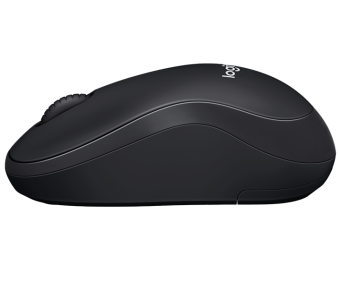 Мышь беспроводная Logitech B220 Wireless Silent черный