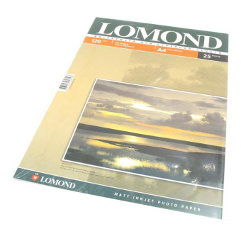 Бумага Lomond [A4] матовая, 120гр/м2, 25л