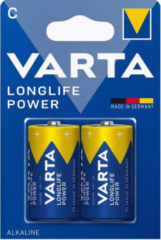 Элемент питания LR14 (C), 2шт, Varta LongLife BL2 Alkaline