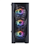 Корпус 1STPLAYER D4-BK-4F1 FRGB ATX чёрный