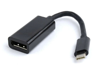 Кабель-переходник USB-C (m)  --  DP (f), Cablexpert A-CM-DPF-01 0.15m