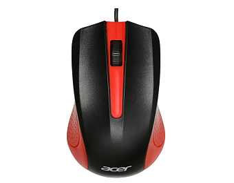 Мышь беспроводная Acer OMW012 1200dpi черный/красный