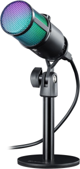 Микрофон Defender Glow GMC 400 USB RGB проводной Black