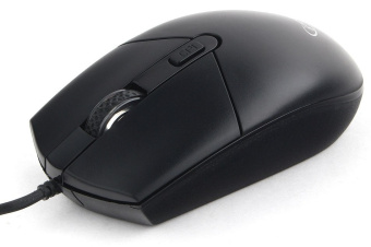 Мышь проводная Gembird MOP-500H Optical 2400dpi USB черный (подогревом корпуса)