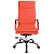 Кресло Бюрократ CH-993 (эко.кожа, мех. качания, крест. металл хром, до 120 кг) Оранжевый