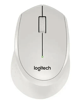 Мышь беспроводная Logitech M330 Silent Plus Wireless белый