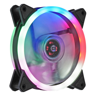 Вентилятор для корпуса 120mm Gembird D12025S12L-CF Led Black