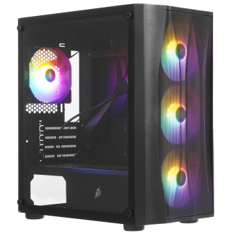 Корпус 1STPLAYER FIREBASE X3 RGB mATX чёрный
