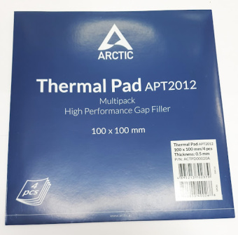 Термопрокладка Arctic Thermal pad Basic 100x100 mm, t:0.5 - 4шт.