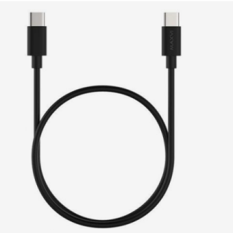 Кабель USB-C < - > USB-C, 1.0м, Maxvi MC-20, черный