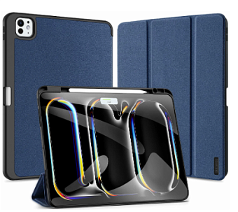 Чехол для планшета Apple iPad Pro 13" M4/M5 - Dux Ducis Domo Series (Pen Slot), синий