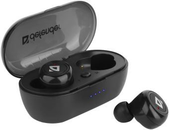 Наушники TWS Defender Twins 638, черный