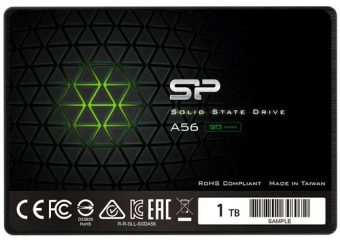 Накопитель SSD SATA 1Tb Silicon Power A56 (3D TLC, 560/530 Мбайт/сек)