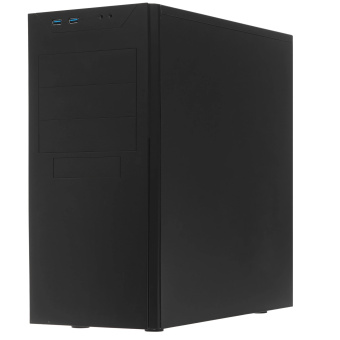 Корпус INWIN Powerman BA833 (Miditower, 2*USB3.0, 600W, mATX, чёрный)