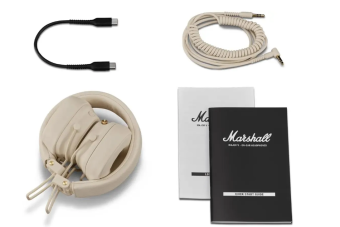 Наушники беспроводные Marshall Major V Cream (бежевый)