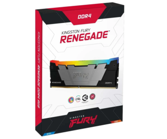 Модуль памяти DDR4 16Gb PC4-28800 3600MHz Kingston Fury Renegade Black RGB CL16