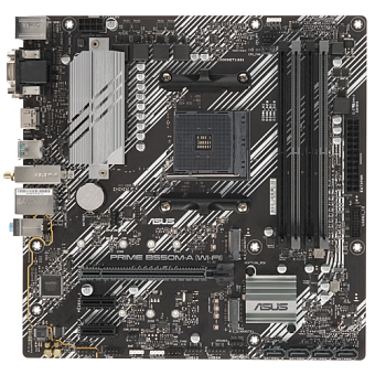 Материнская плата Socket AM4 ASUS PRIME B550M-A WIFI II (B550) 4*DDR4 HDMI DVI VGA mATX