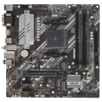 Материнская плата Socket AM4 ASUS PRIME B550M-A WIFI II (B550) 4*DDR4 HDMI DVI VGA mATX