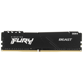 Модуль памяти DDR4 .8Gb PC4-25600 3200MHz Kingston Fury Beast Black