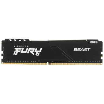 Модуль памяти DDR4 .8Gb PC4-25600 3200MHz Kingston Fury Beast Black