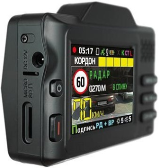Видеорегистратор с радар-детектором Inspector CAYMAN S SIGNATURE GPS, FullHD, Сигнатурный, 370mAh, черный