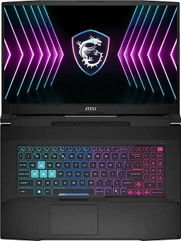 Ноутбук MSI Katana 17 B2RVEK-1617XRU Core 7 240H/16G/1Tb SSD/RTX4050-6G/17.3"FHD/DOS/Black (черный)