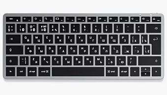 Клавиатура беспроводная Satechi Slim X1 Bluetooth Keyboard Space Gray