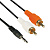 Кабель аудио-видео 3.5Jack (m) < - > 2RCA (m) 10.0м, Cablexpert
